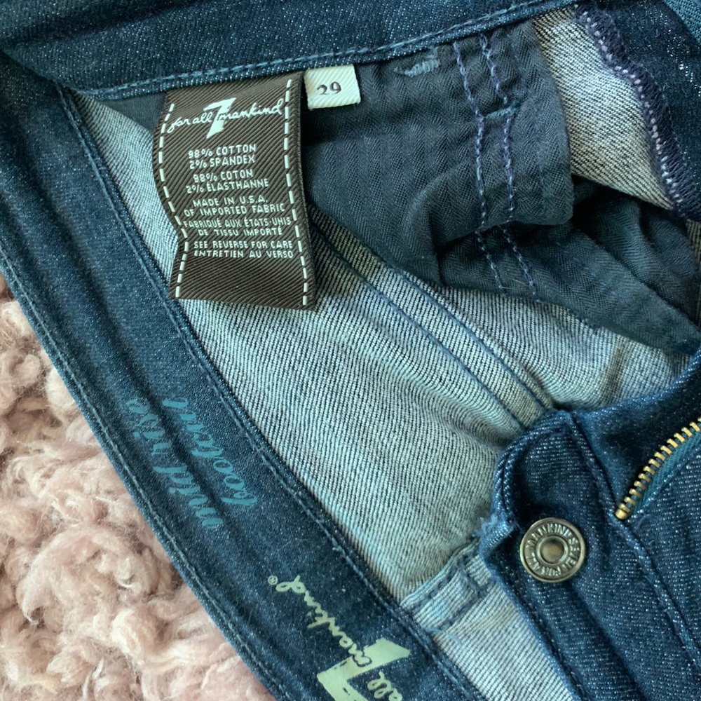 7 for all mankind mid rise bootcut stretch jeans